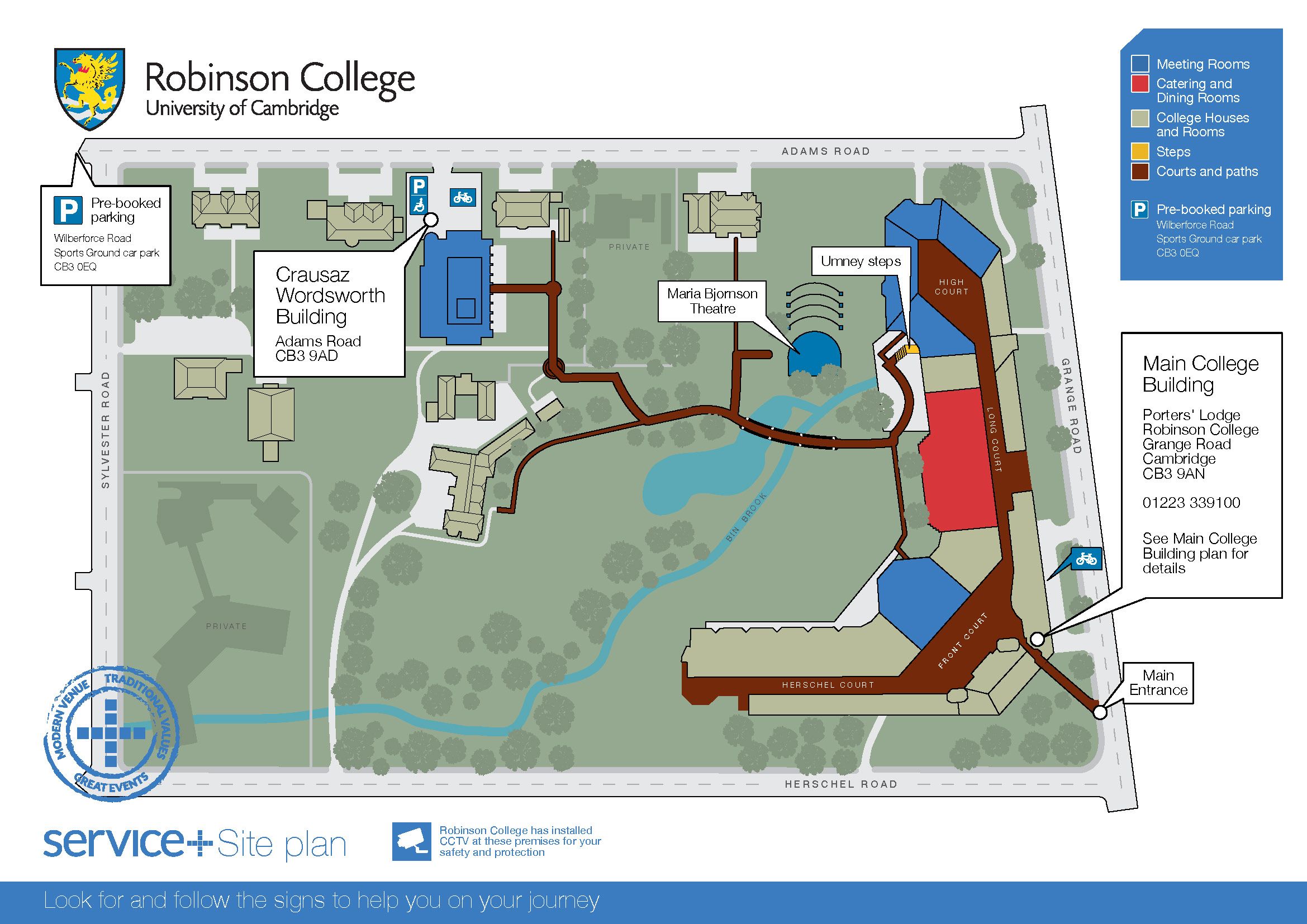 Robinson College Site Plan